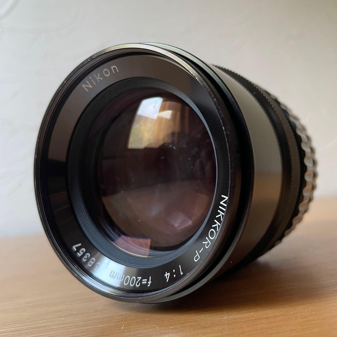 ニコンNIKKOR-P 200mm f4 ゼンザブロニカ交換レンズ ケース付