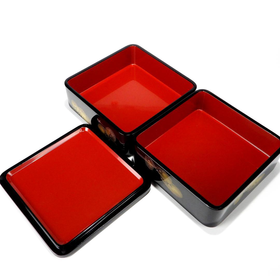 【専用】輪島塗 金蒔絵 天然木 漆器 二段重箱 茶道具 共箱