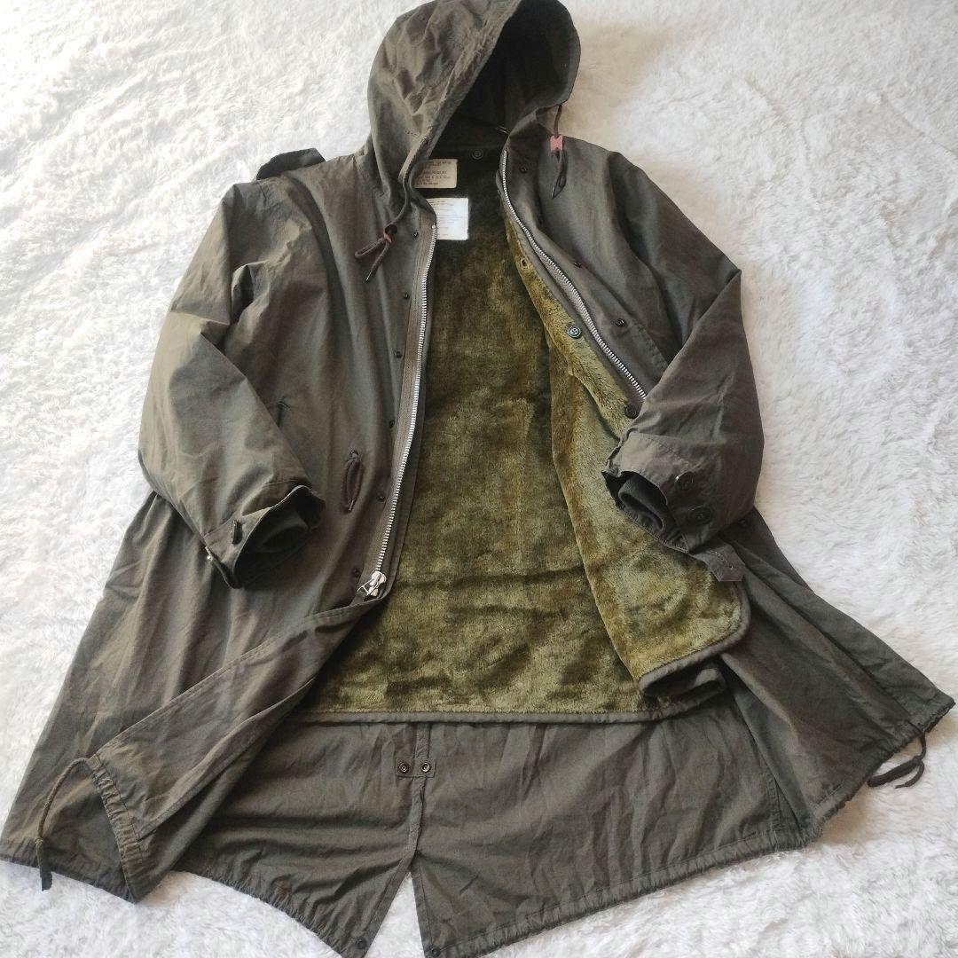 極美品✨ヒューストン　M-51　ライナー付　モッズコート　青島コート　S　カーキ