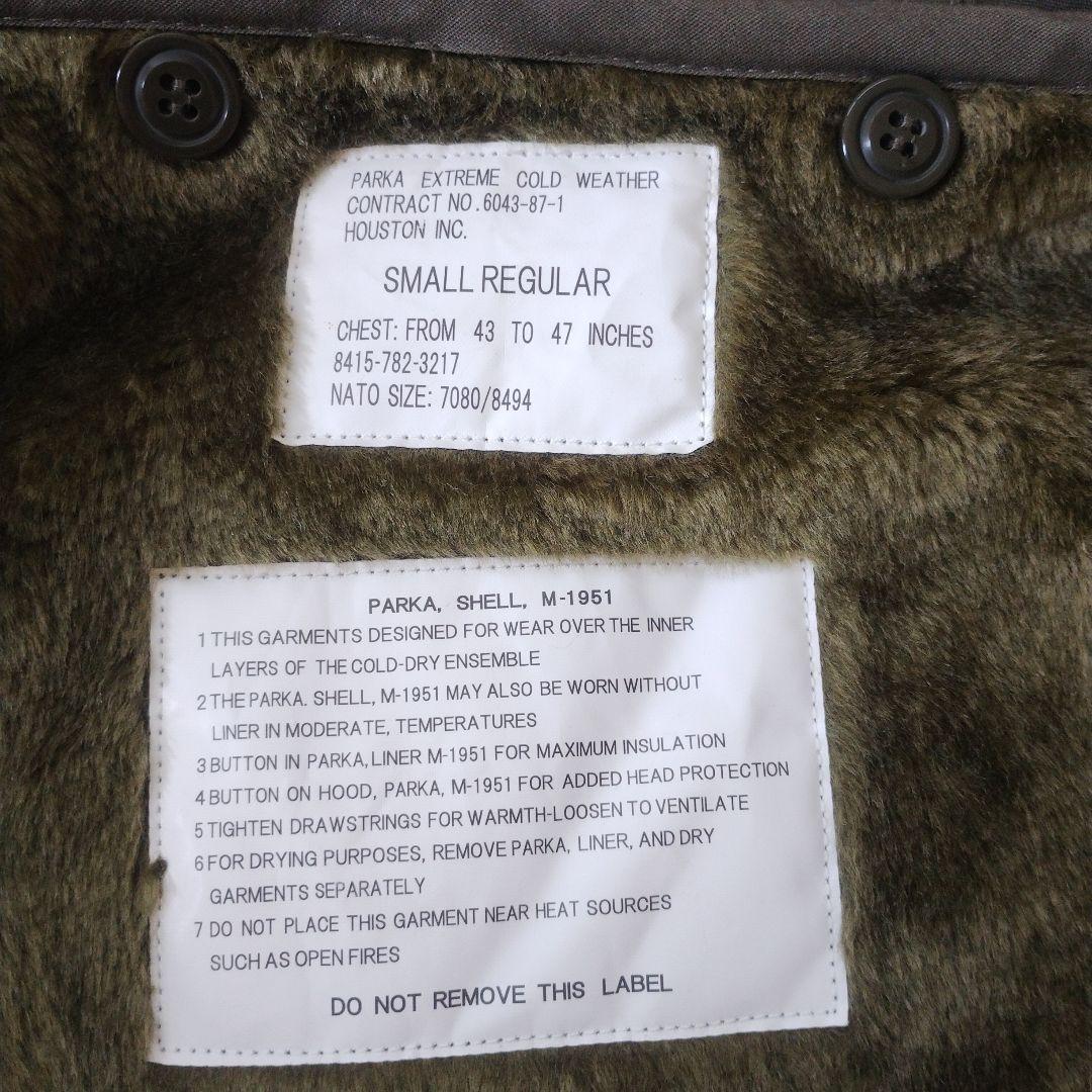 極美品✨ヒューストン　M-51　ライナー付　モッズコート　青島コート　S　カーキ