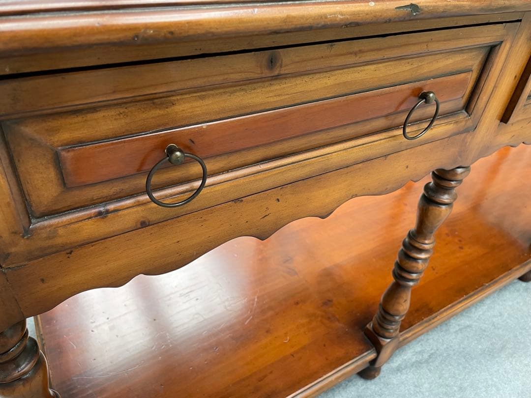 近隣配達可能　アンティーク？　キャビネット　カップボード　食器棚