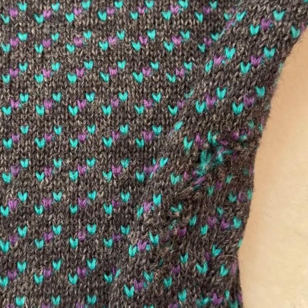 破格‼️80s エルエルビーン バーズアイ ニット セーター L ヴィンテージ