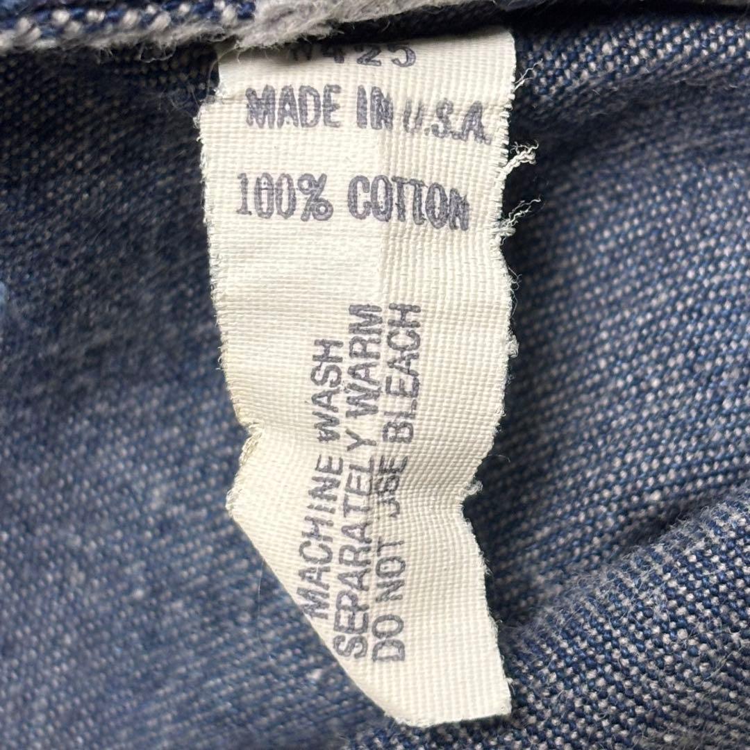 70s オシュコシュ オーバーオール デニム パンツ ペインター ワーク 作業着