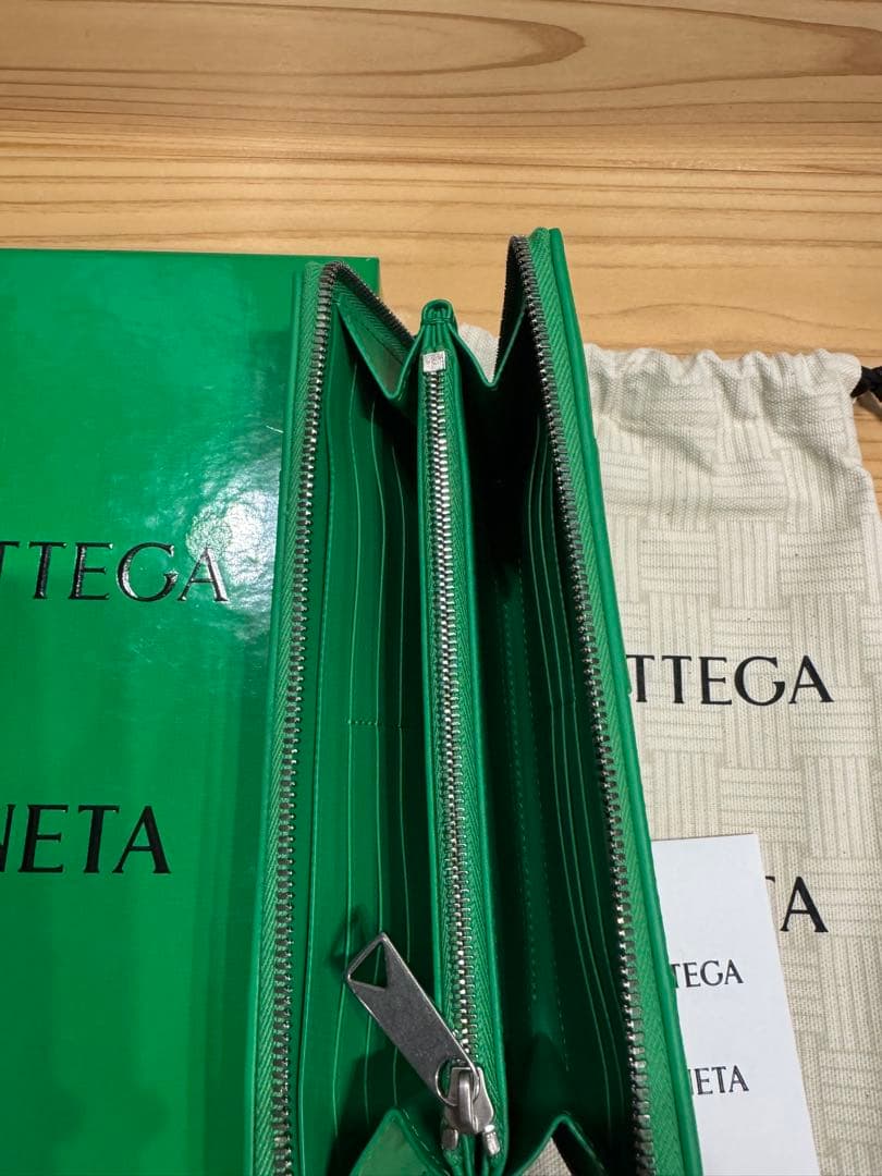 つ*♡様 BOTTEGA VENETA グリーン 長財布