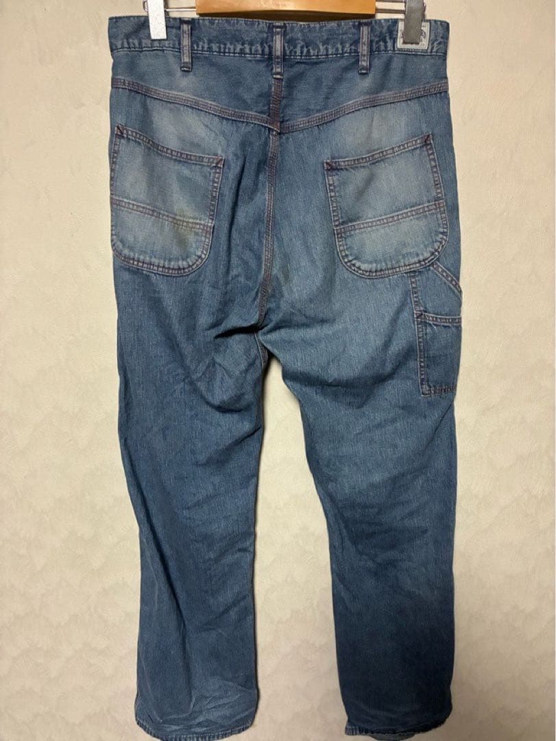 スタンダードカリフォルニア ペインターパンツ デニム ダメージリペア加工 W32