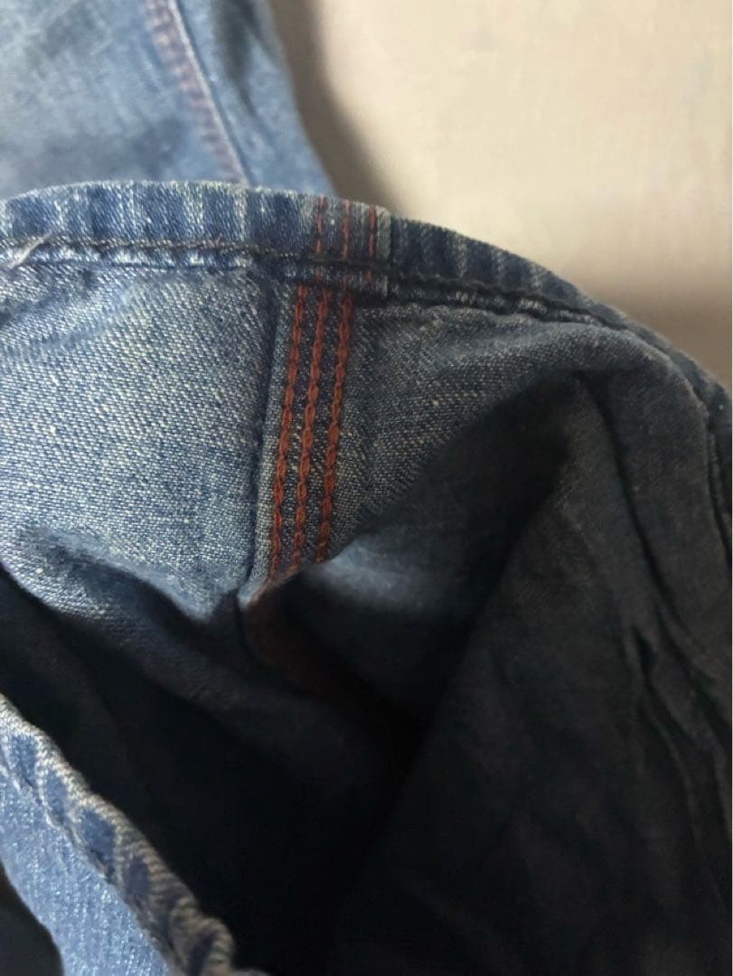 スタンダードカリフォルニア ペインターパンツ デニム ダメージリペア加工 W32