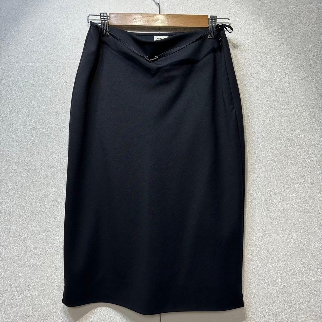 希少 美品 ARMANI ウール スカート パンツ 3ピース セットアップ 44