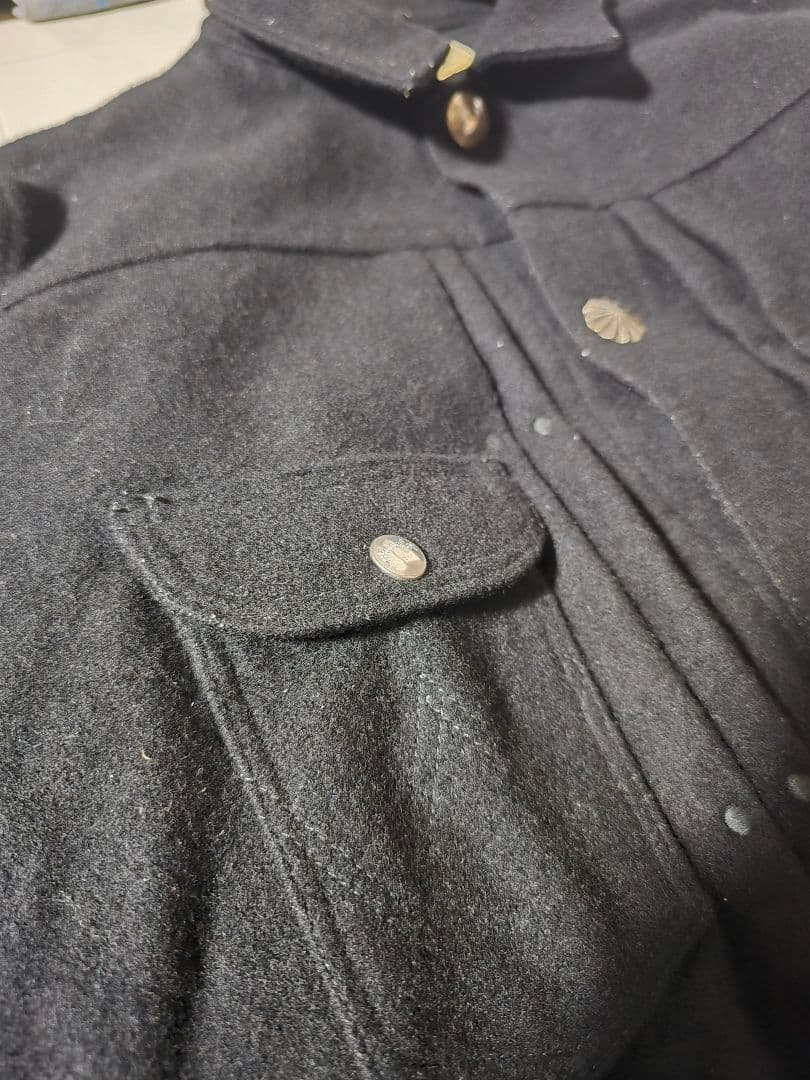 ラングラーロンハーマン別注コラボ1stモデルメルトン コンチョボタン ジャケット