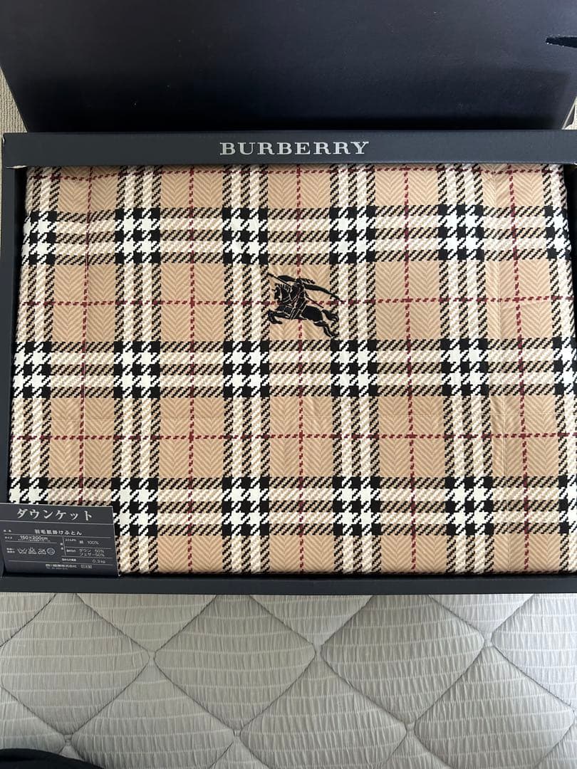 BURBERRY ダウンケット 羽毛肌掛け布団
