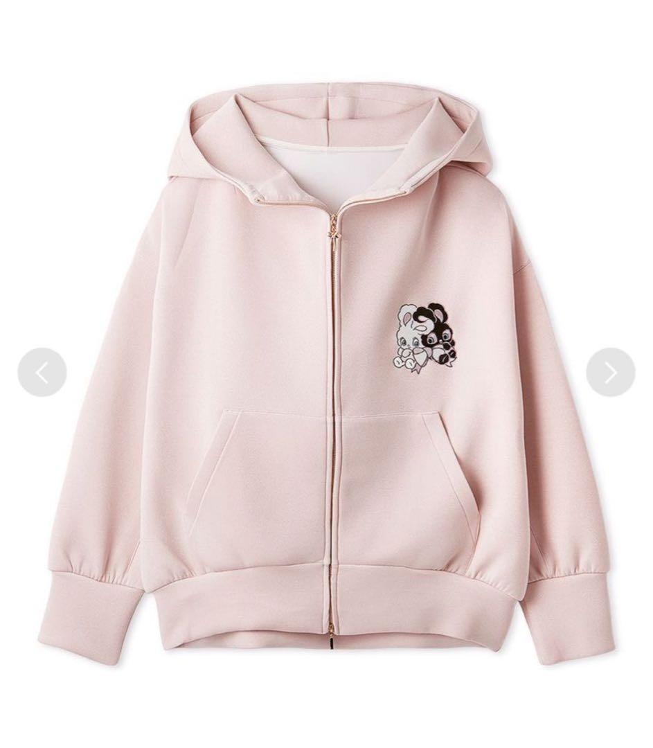 【SNIDEL×foxy illustrations】ボリュームパーカー ピンク