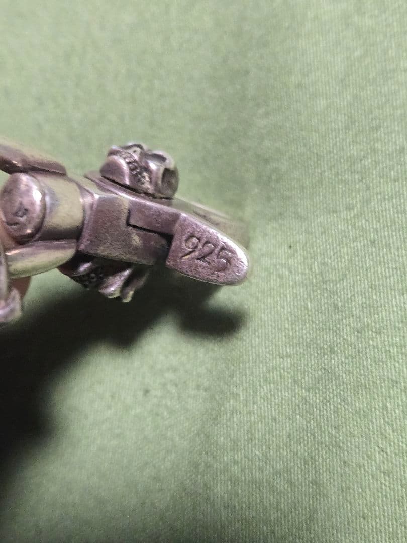 スカルモチーフ シルバー ウォレットチェーン