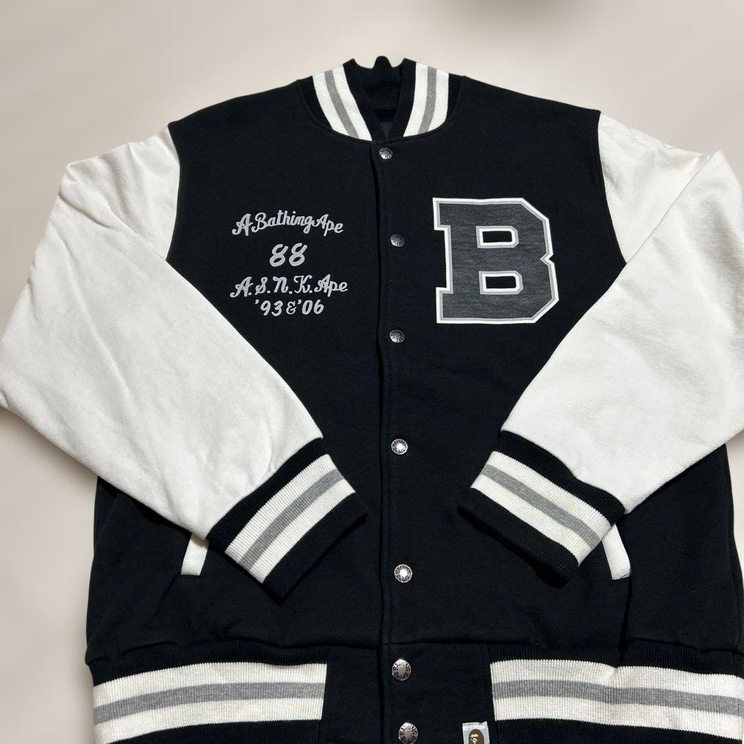 A Bathing Ape スタジャン ブラック/ホワイト