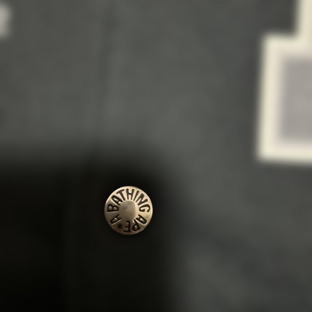 A Bathing Ape スタジャン ブラック/ホワイト