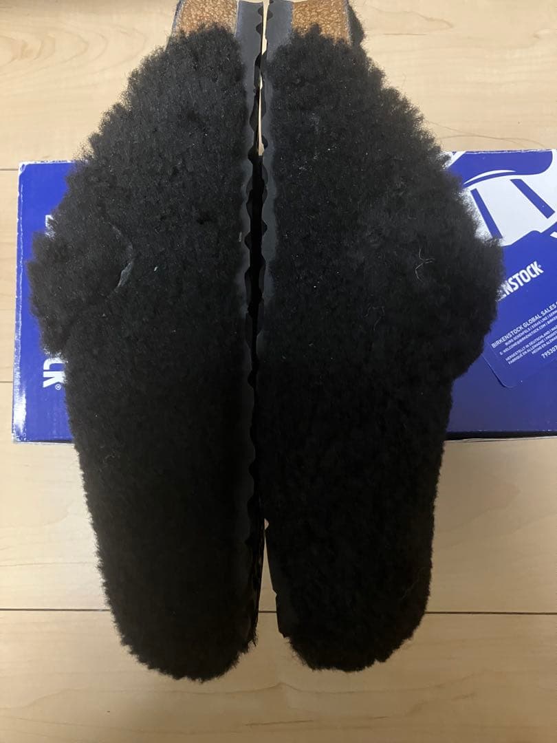 ビルケンシュトック BOSTON ファー　ボア　ボストン　テディーリベット 黒