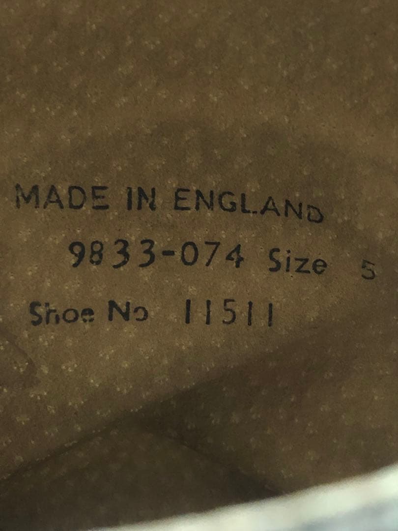 eCox ジョージコックス スエード レースアップブーツ UK5 レア