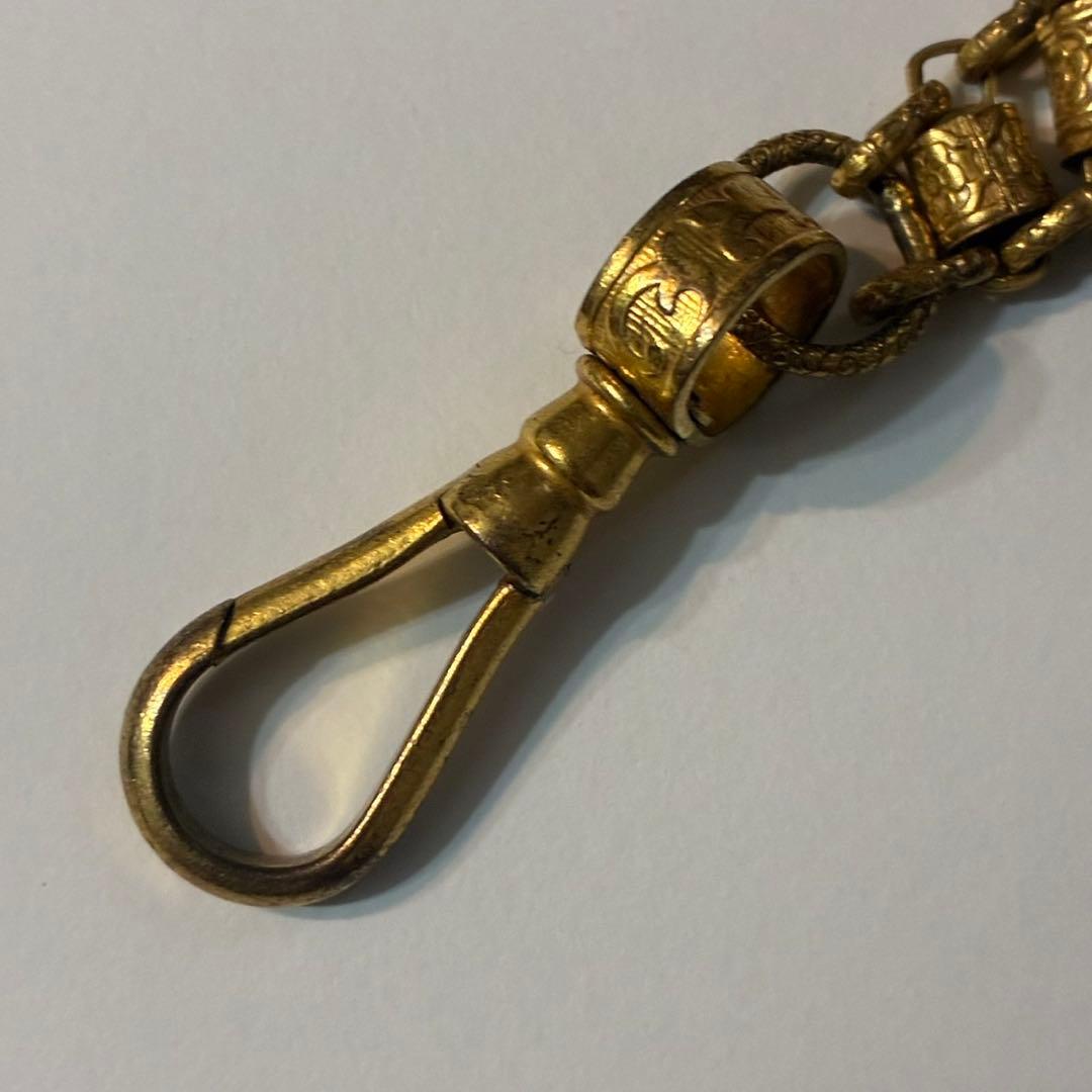 フリーメイソン　ソードチェーン　テンプル騎士団　ゴールド　ロング　1900s