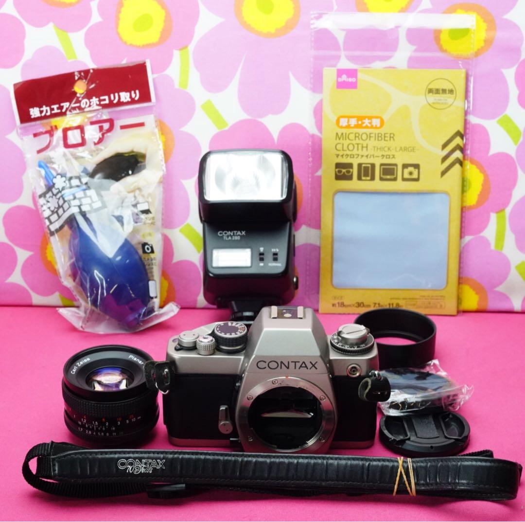 フィルムカメラ名機❤️完全機械式カメラ❤️コンタックス S2❤️プラナー50mm付き