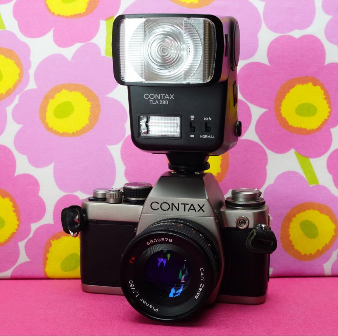 フィルムカメラ名機❤️完全機械式カメラ❤️コンタックス S2❤️プラナー50mm付き