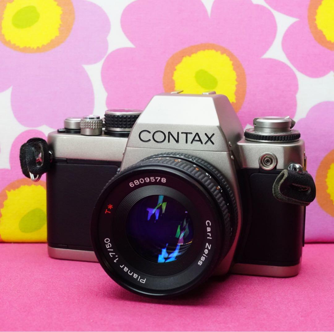 フィルムカメラ名機❤️完全機械式カメラ❤️コンタックス S2❤️プラナー50mm付き
