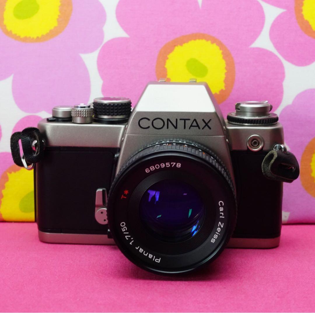 フィルムカメラ名機❤️完全機械式カメラ❤️コンタックス S2❤️プラナー50mm付き