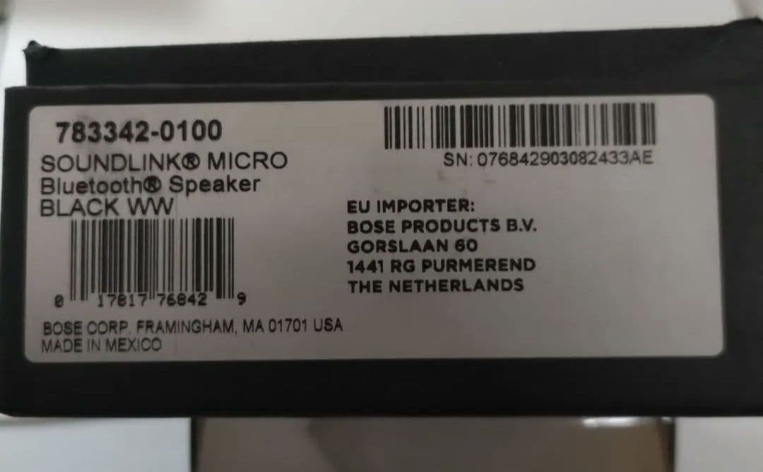 Bose☆Bose SoundLink Micro☆美品