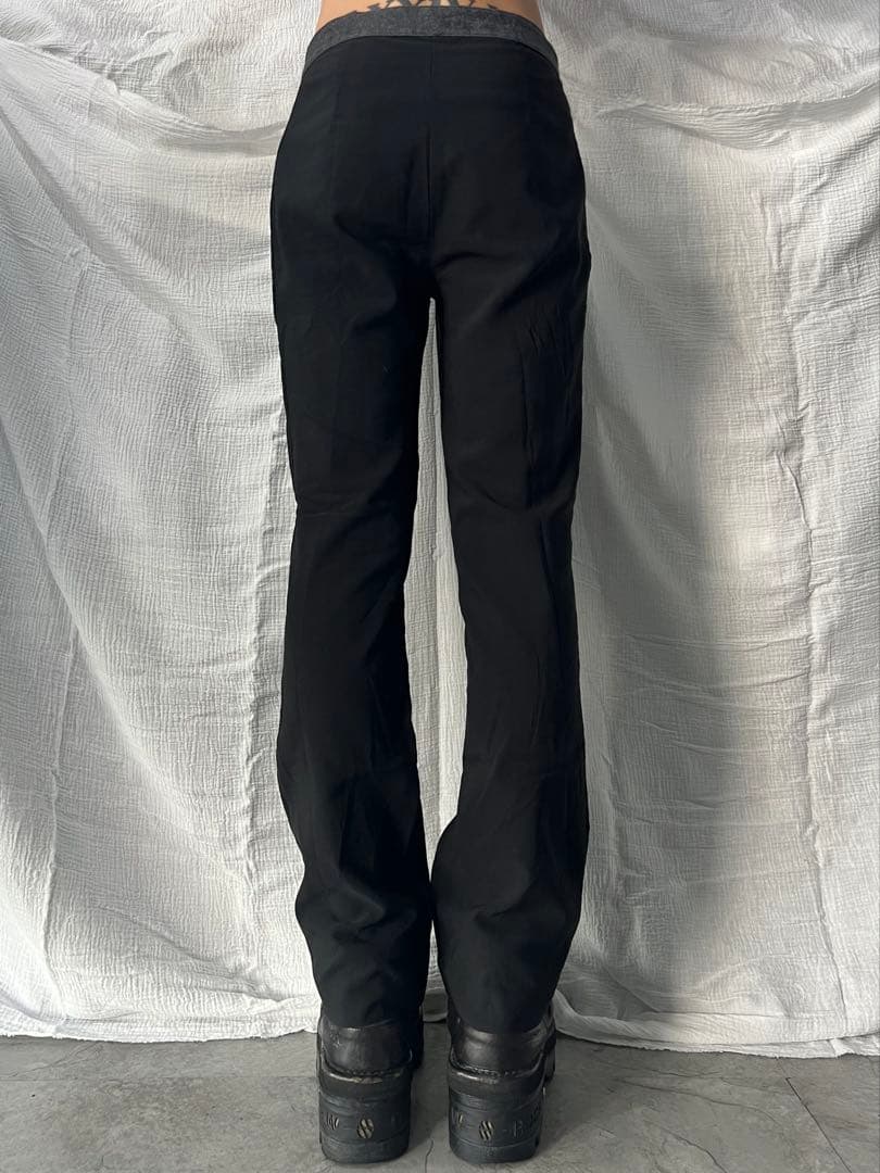 パンツ \"unknown\" Lace-up Flared Pants