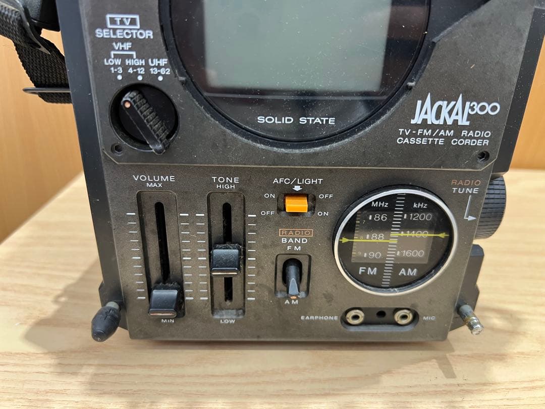 SONY JACKPOD ラジオ・カセット・テレビ機能搭載