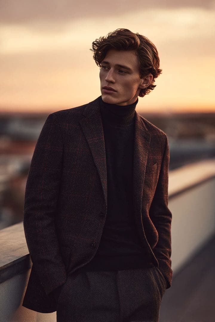 Belvest ベルベスト テーラード ジャケット チェック 46 M〜L程