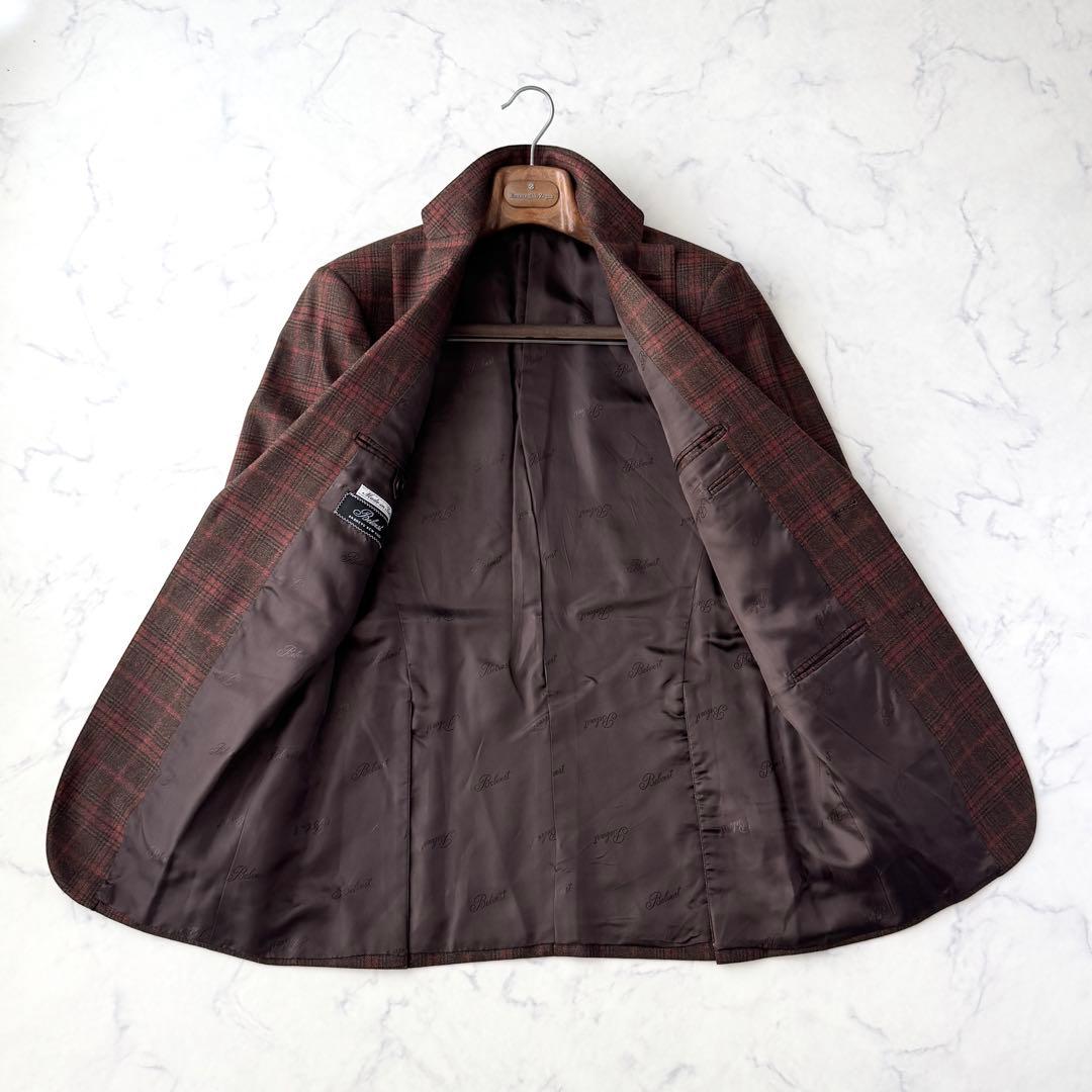 Belvest ベルベスト テーラード ジャケット チェック 46 M〜L程