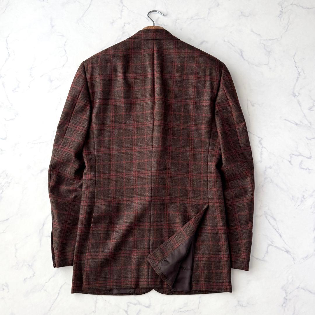 Belvest ベルベスト テーラード ジャケット チェック 46 M〜L程
