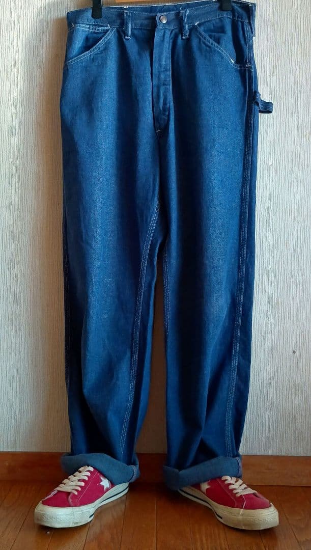 60s USA製 ストア系 DEE CEE デニムペインターパンツ ビンテージ