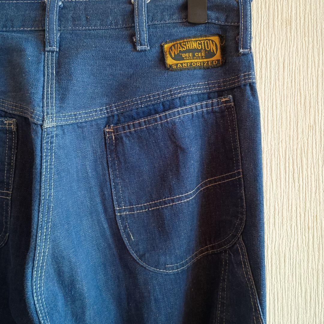 60s USA製 ストア系 DEE CEE デニムペインターパンツ ビンテージ