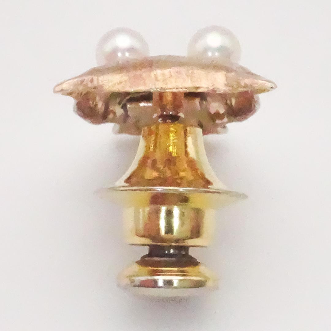 TASAKI タサキ K14 ベビーパール タイニーピン 1.46g＊フクロウ