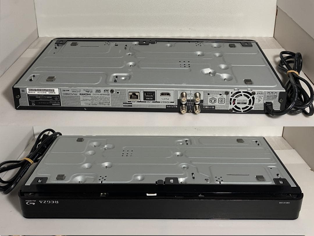 東芝　REGZA　DBR-W1008 変身 DBR-W2008 HDD:2TB