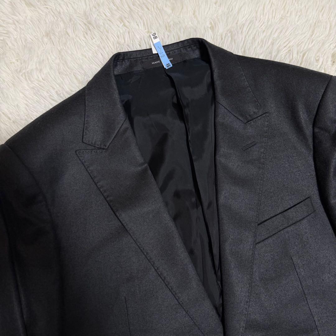 極美品　2XLサイズ相当 エンポリオアルマーニ　スーツ　セットアップ　光沢