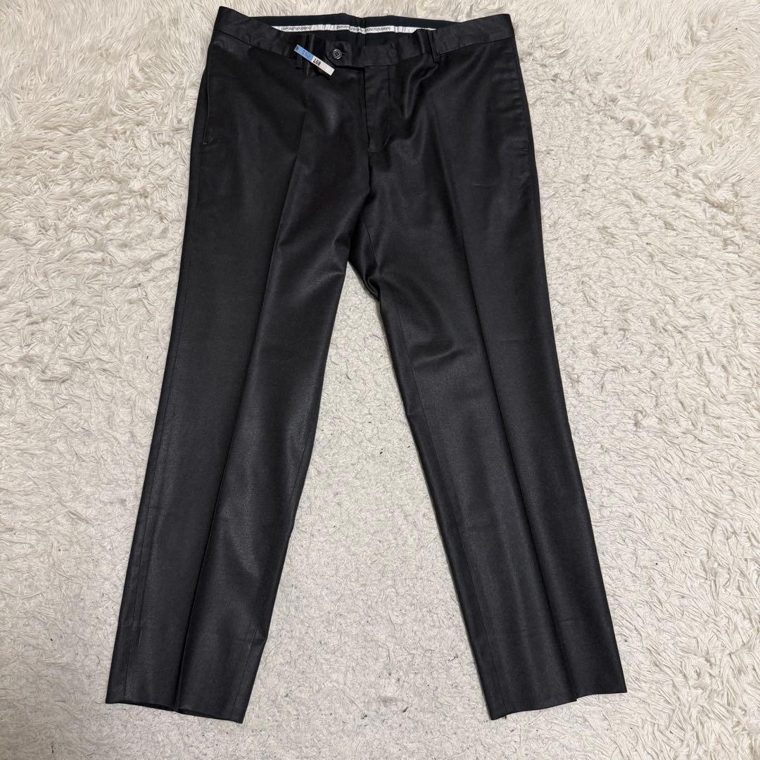 極美品　2XLサイズ相当 エンポリオアルマーニ　スーツ　セットアップ　光沢