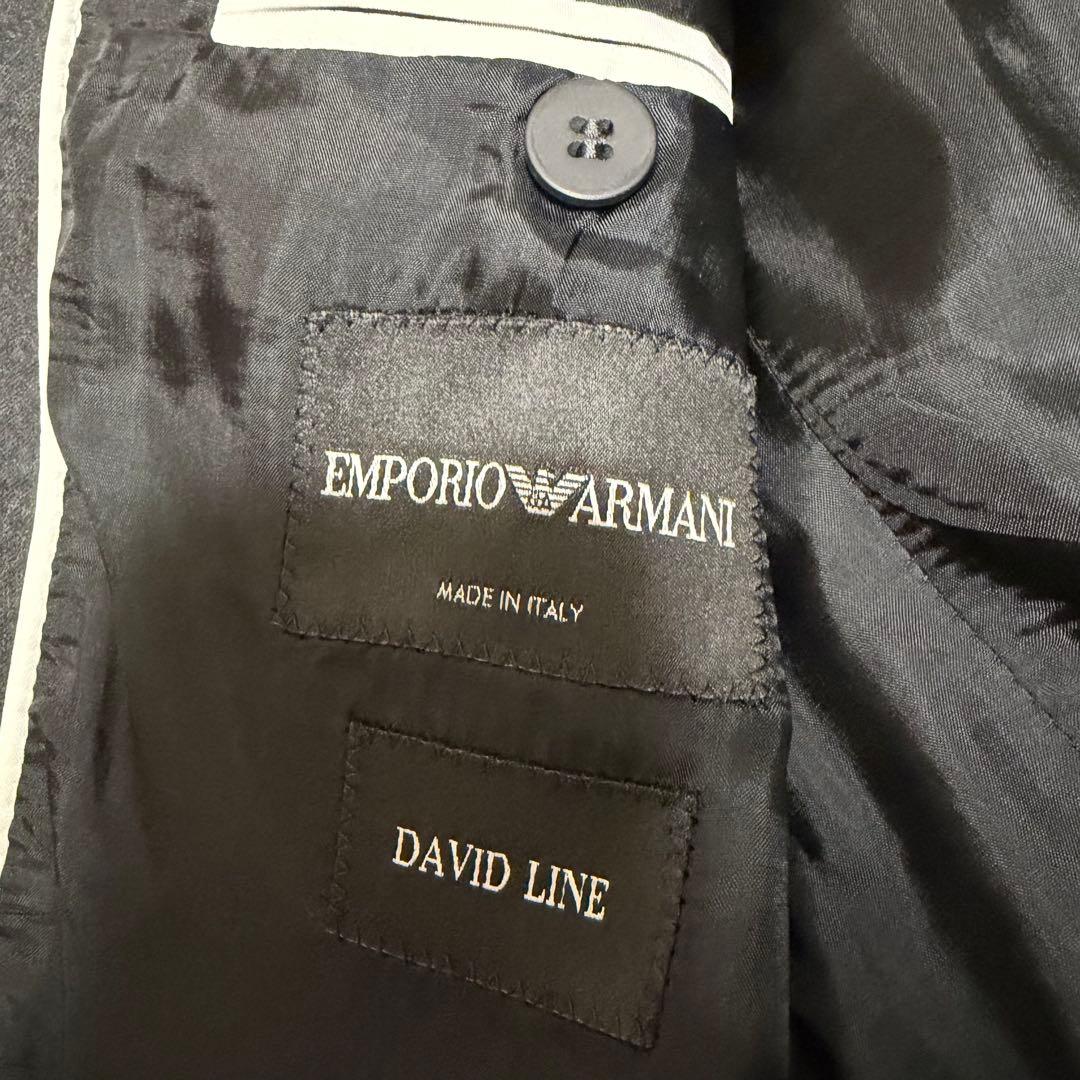 極美品　2XLサイズ相当 エンポリオアルマーニ　スーツ　セットアップ　光沢