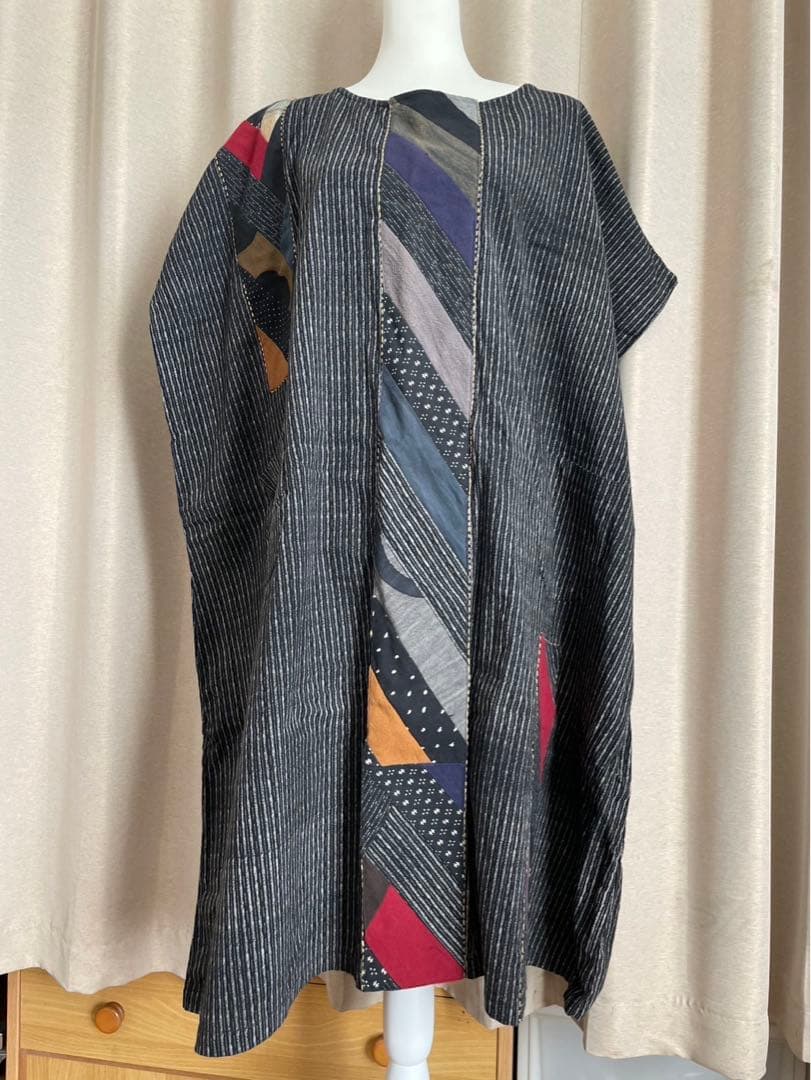 新品未使用　刺し子ワンピース