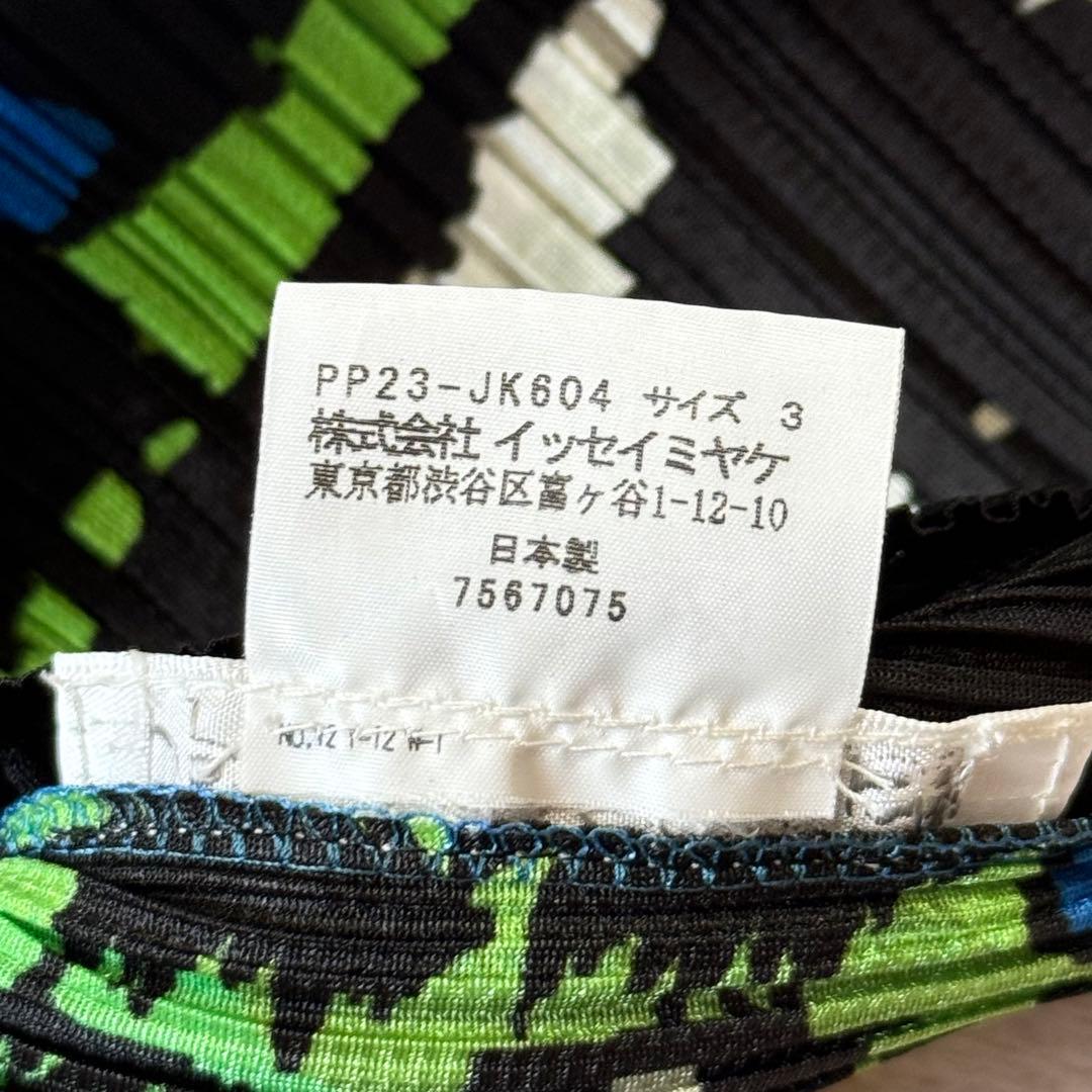 未使用級✨ プリーツプリーズ 世界地図柄 マップ 半袖カットソー 3 L相当