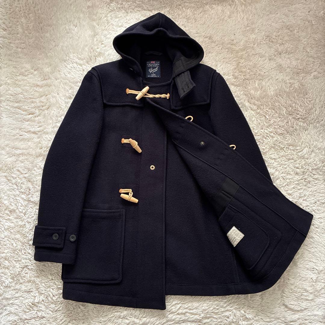 Gloverall x SHIPSグレーダッフルコート ネイビー 別注