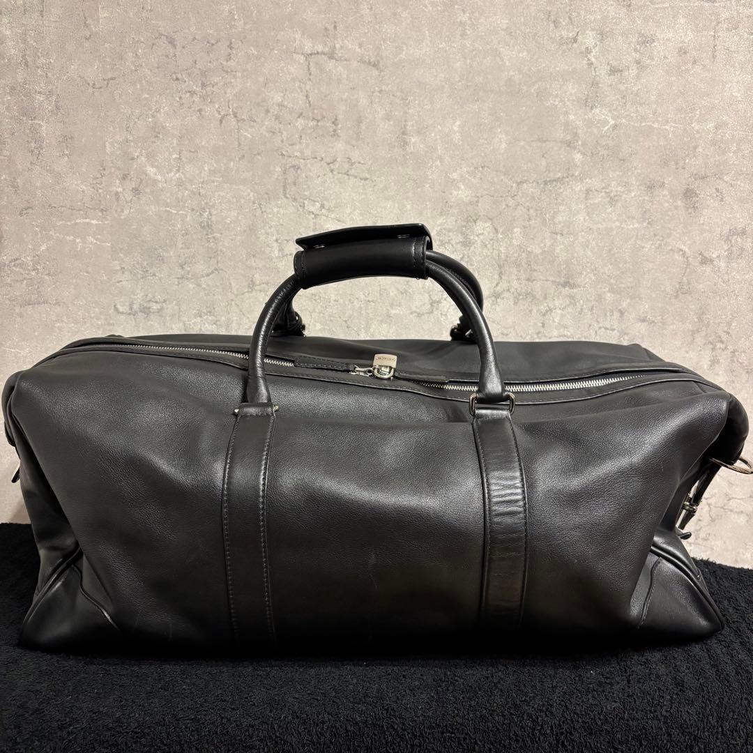 美品 COACH ボストンバッグ ブラック 2way ブラック レザー 旅行
