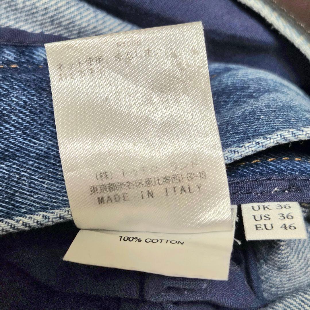 J.W.ANDERSON ダメージ加工デニムパンツ US 36