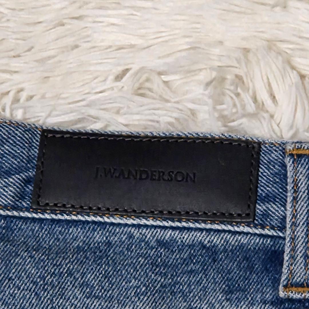 J.W.ANDERSON ダメージ加工デニムパンツ US 36