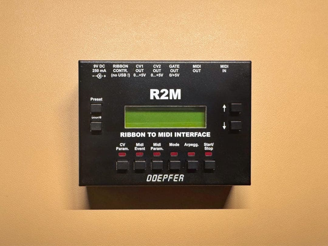 DTM・DAW Doepfer R2M touch Ribbon controller