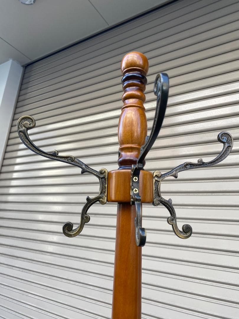 U020◆クラシックポールハンガー 北欧レトロ ヴィンテージ ハンガーラック