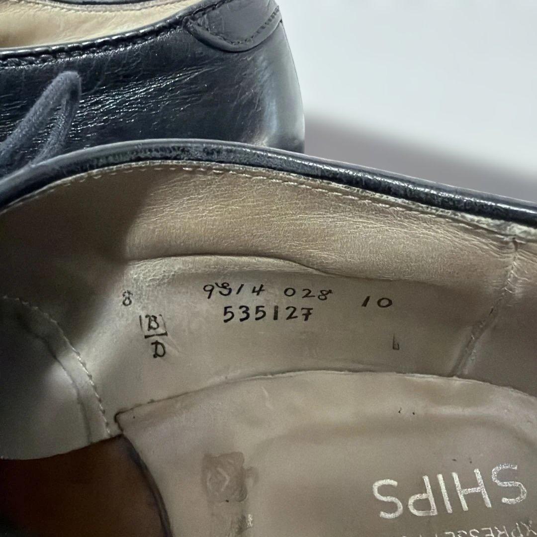 ALDEN オールデン プレーントゥ レザーシューズ 黒 SHIPS米国製