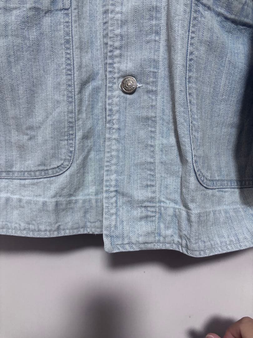 希少 80s ラルフローレン　カバーオール　ヘリンボーン　USA製　白タグ