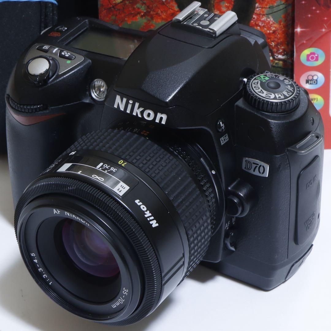 ★スマホに送れる一眼レフ★WiFi★ Nikon D70セット♪