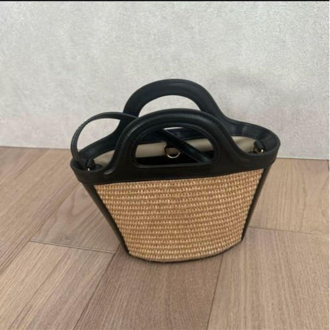 MARNI マルニ Tropicalia micro ブラックレザー