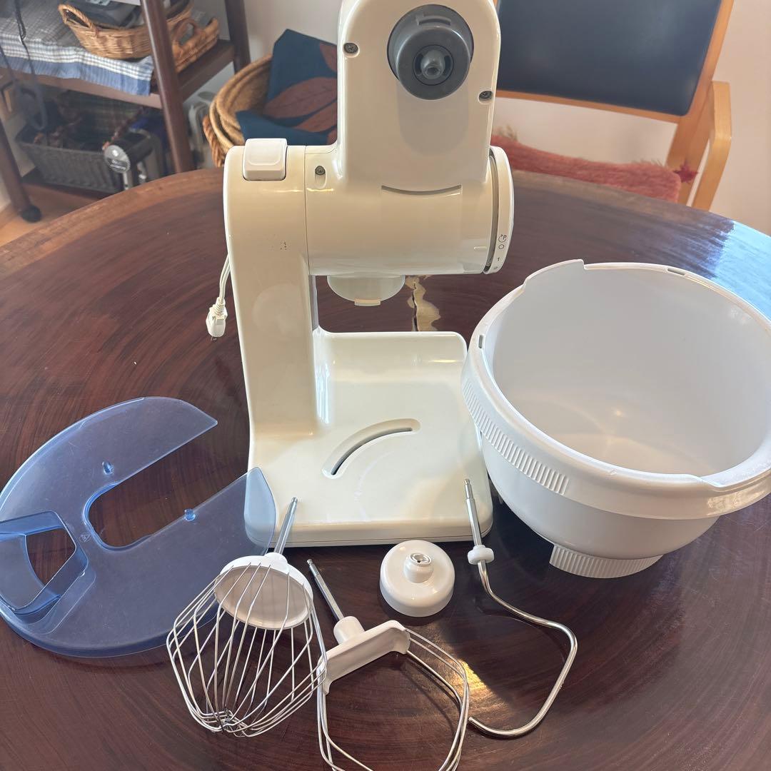 BOSCHホワイト コンパクトミキサー 5段階スピード設定